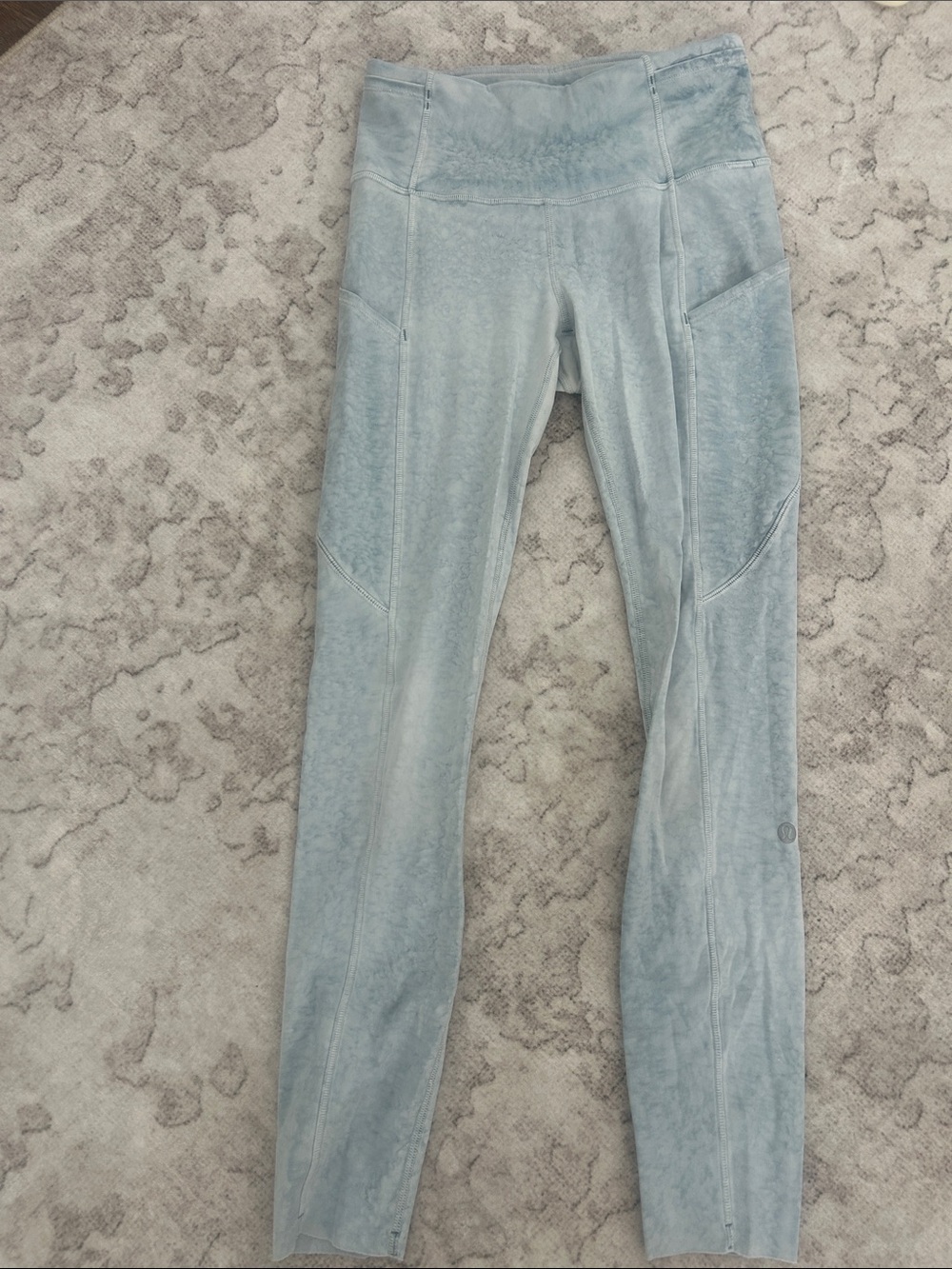 lululemon athletica Light Blue High-Waist Leggings
